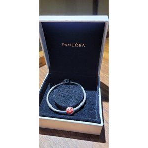 Pandora Bracelet with Rose charm